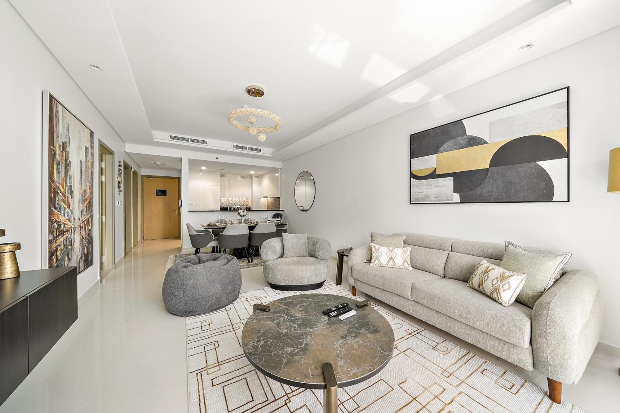 Apartment Stylish 2Br Apt In 5 Star Hotel With Burj Khalifa Views